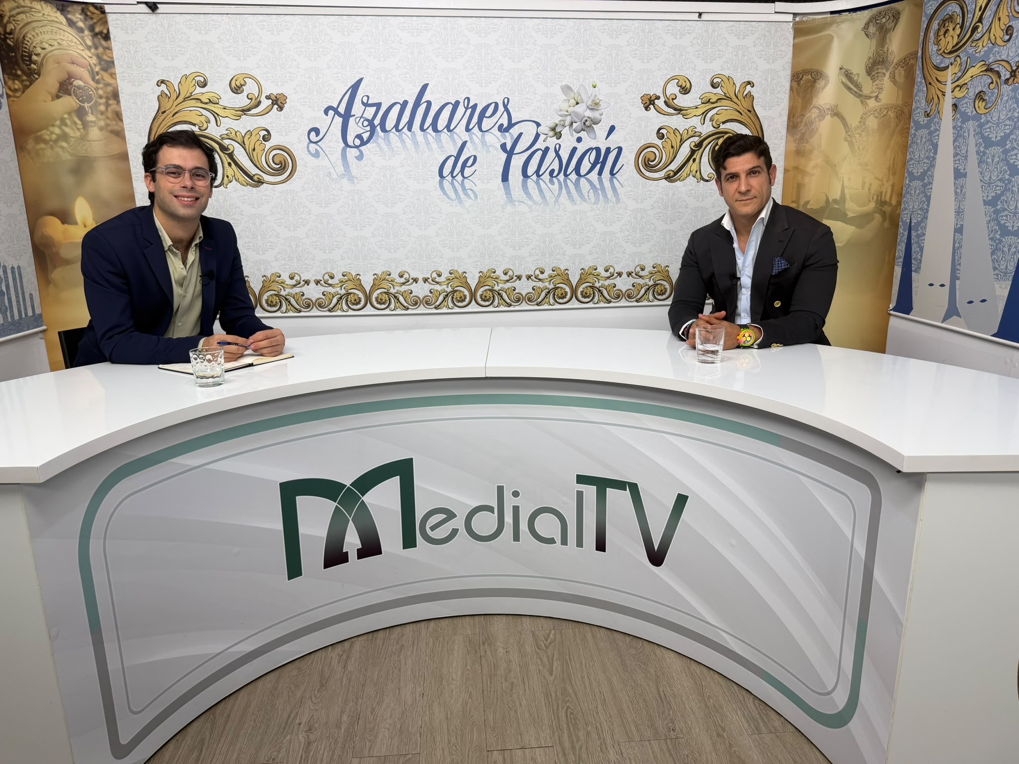 Entrevista en el plató de Medial TV al nuevo Hermano Mayor, D. Rafael Martín Humanes.